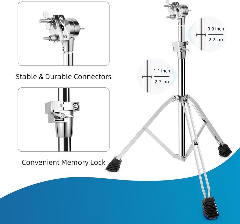 TENOUTEN Electronic Mounting Stand with Plate, Heavy Duty Double Braced Mounting Stand for Electronic Modules & Controller Multi Pads and Drum Pads - Image 3